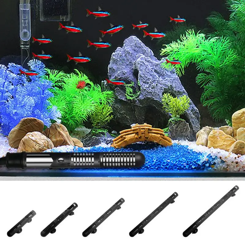 

Fish Tank Aquarium Heating Rod Sleeve Fish Tank Heater Sleeve Heat-Resistant With Suction Cups Heater Protectors For Water