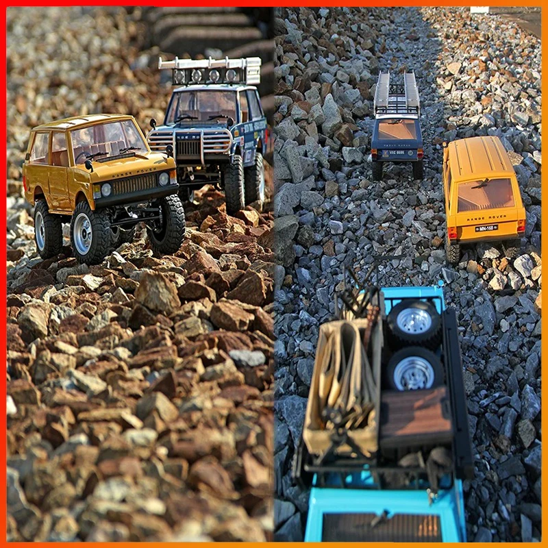 MN MODELl New MN168 NEW 1/12 Rc Car 4WD Remote Controlled Crawler Car Off Road Vehicle Full Proportion Climbing Car Toys Gift 2