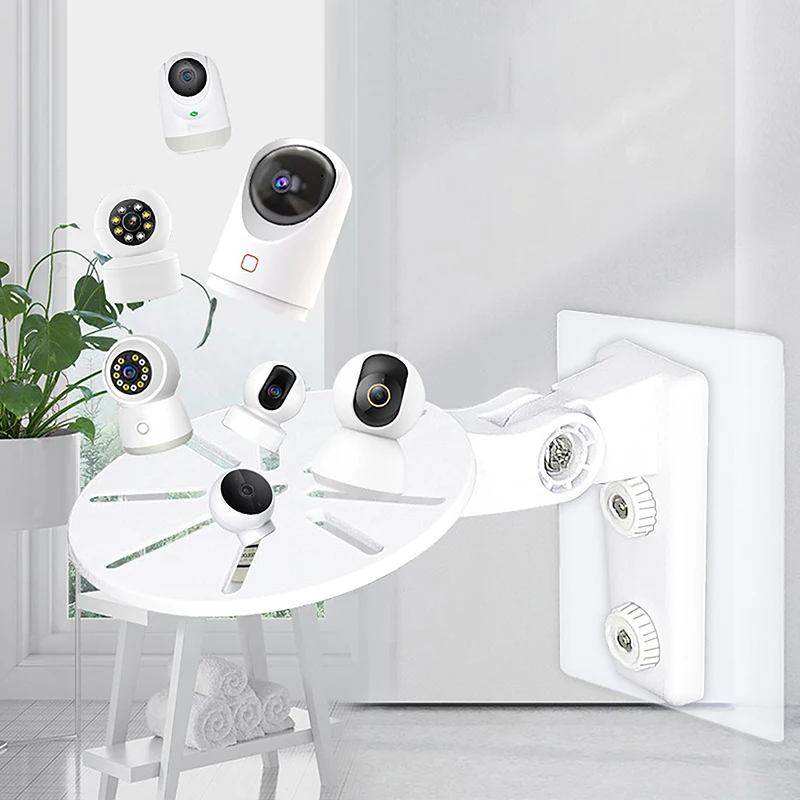 Home Office Dome Camera Bracket 1Pc Surveillance CCTV Accessories Plastic Z Type Durable Security Wall Mount Indoor Outdoor camera holder camera holder stand security camera stand security camera bracket security wall mount bracket security camera mount camera mounting base camera mount panel