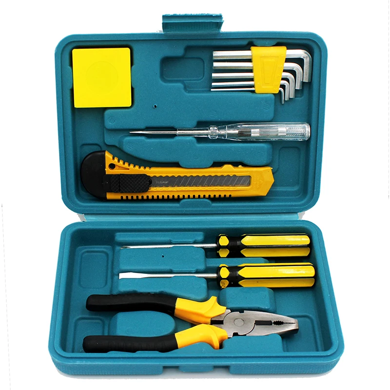 Complete Tools Set Kit Professional Hand Toolbox General Household Work Repairs Maintenance Metal Carpentry