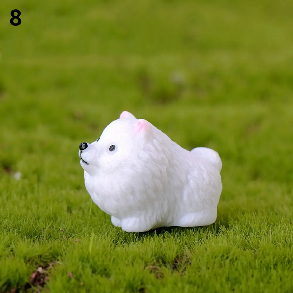 Veemoon 6pezzi Statuette Di Orso Polare Bianco in Resina Modelli Di Orso Per Decorazioni Da Giardino Micro Paesaggio Ornamento Da Scrivania Grazioso