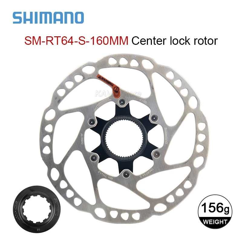 Brake disc with locking ring external spline Shimano SM-RT64