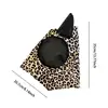 Horse Fly Face Cover Leopard Print Pattern Equestrian Supplies Comfortable Breathable Anti-Mosquitoes Cover Horse Care Product 6