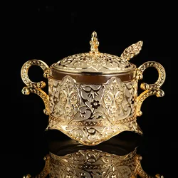 Nordic Vintage Alloy Spice Jar - Large Capacity Decorative Kitchen Utensil (B)