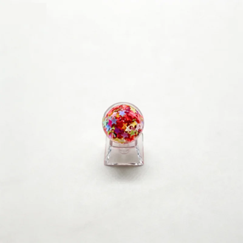 3D DLYCrystal 키캡 핑크 글로우 체리 MX | R4 ESC 애니메이션 소녀 투명 키캡 친구를 위한 선물