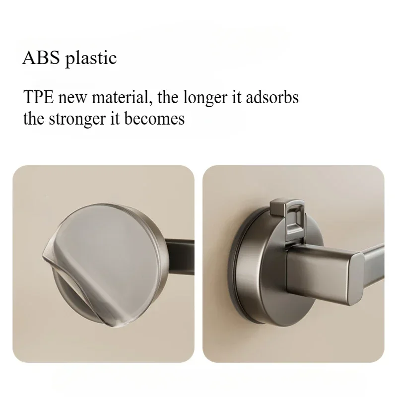 Suction cup installation towel rack slipper rack multifunctional wall mounted storage rack storage rack towel rack