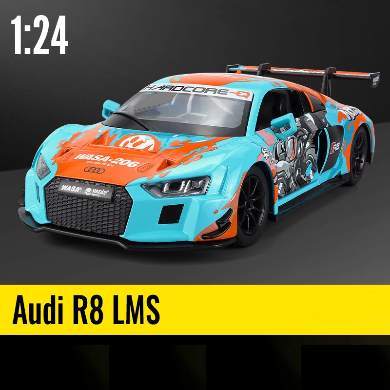 Enhanced Diecast Metal Sports Car with Sound and Light Features - Ideal Gift