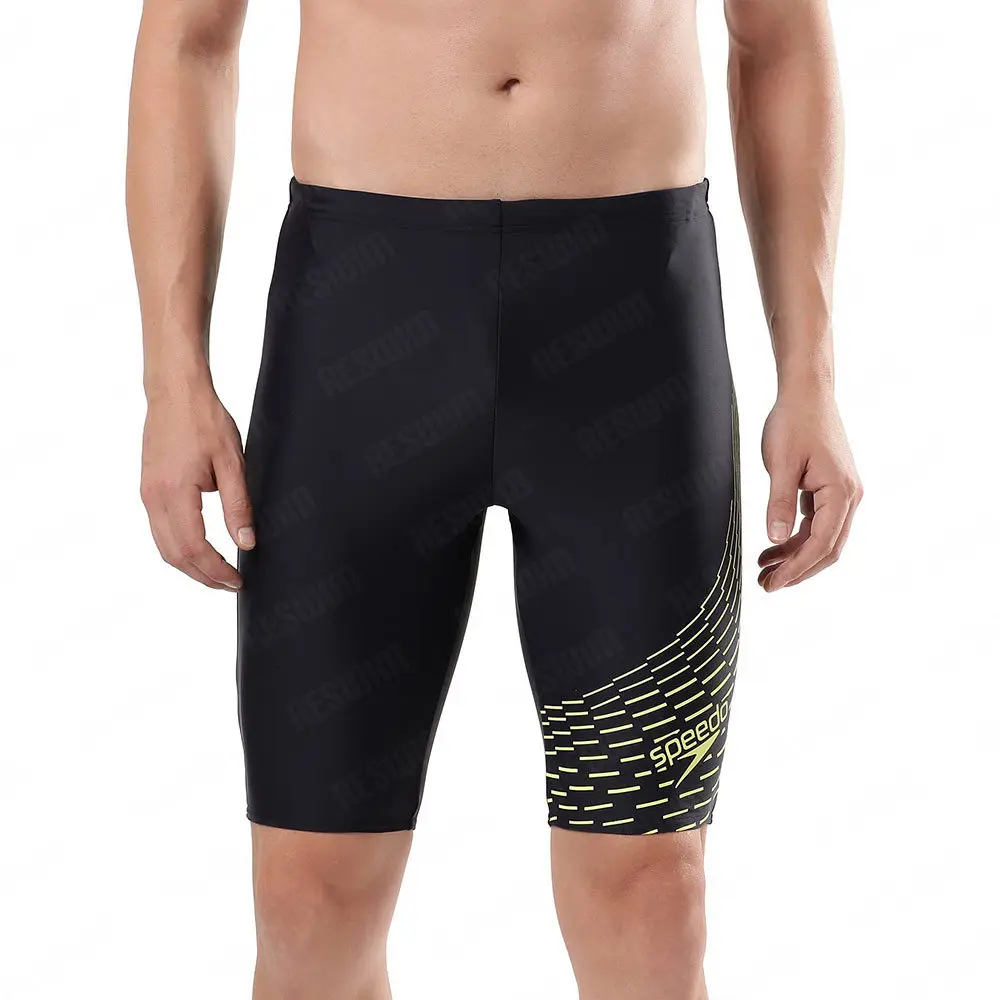 2025 Summer Men's Swim Jammer Endurance Athletic Training Swimsuit Beach Swimming Trunks GYM Swimwear Jammers Tights Surf Shorts 5