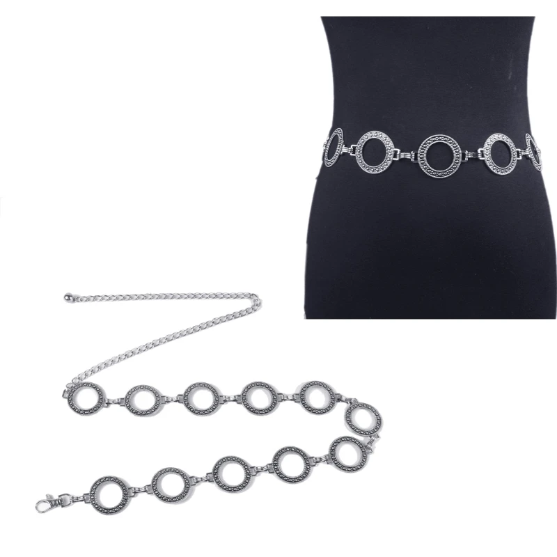 

Adjustable Length Waist Chain for Women Ladies Dress Belt with Head Buckle Female Girls Waist Rope Accessories