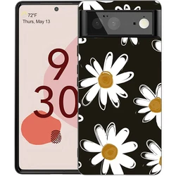 Fresh Little Daisy Flower Shockproof Silicone Phone Case Cover - Pixel 9 (A1)