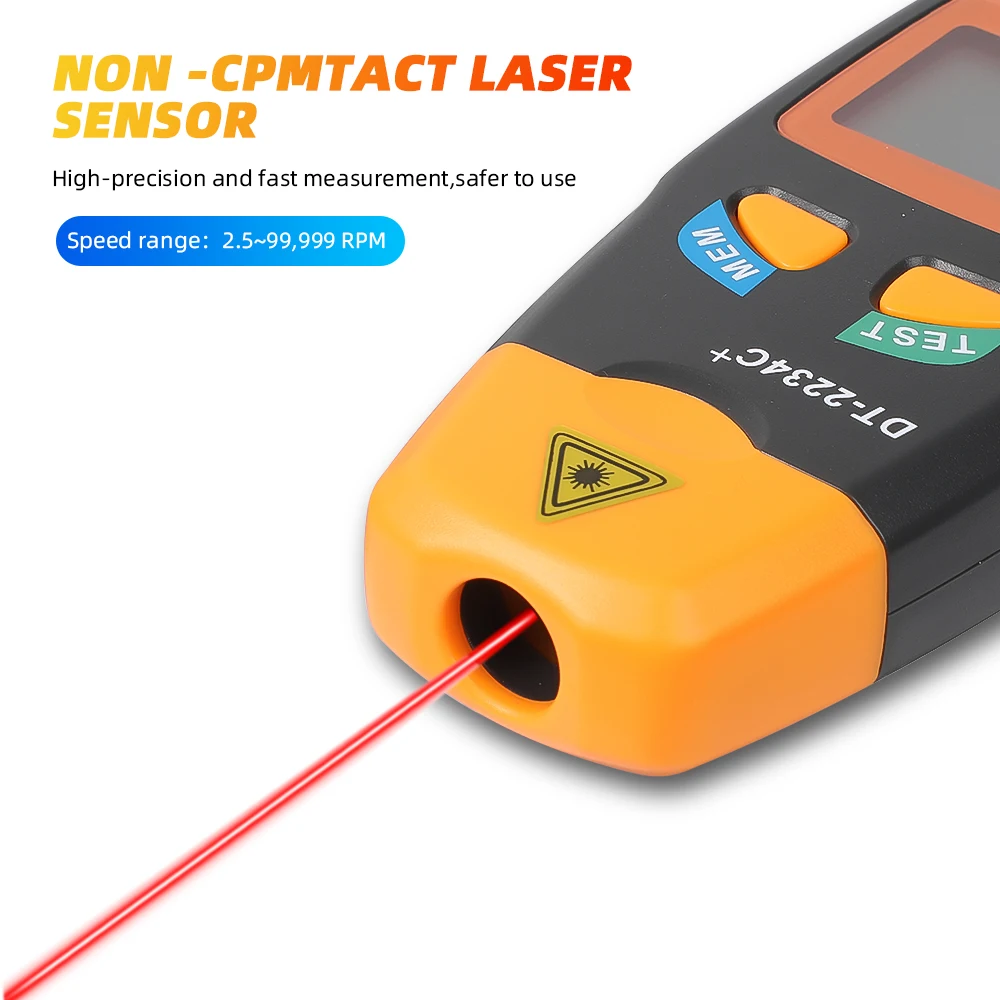 Tachometer Gauge Engine Tachometer Tachometer Meter Digital Laser Tachometer RPM Meter