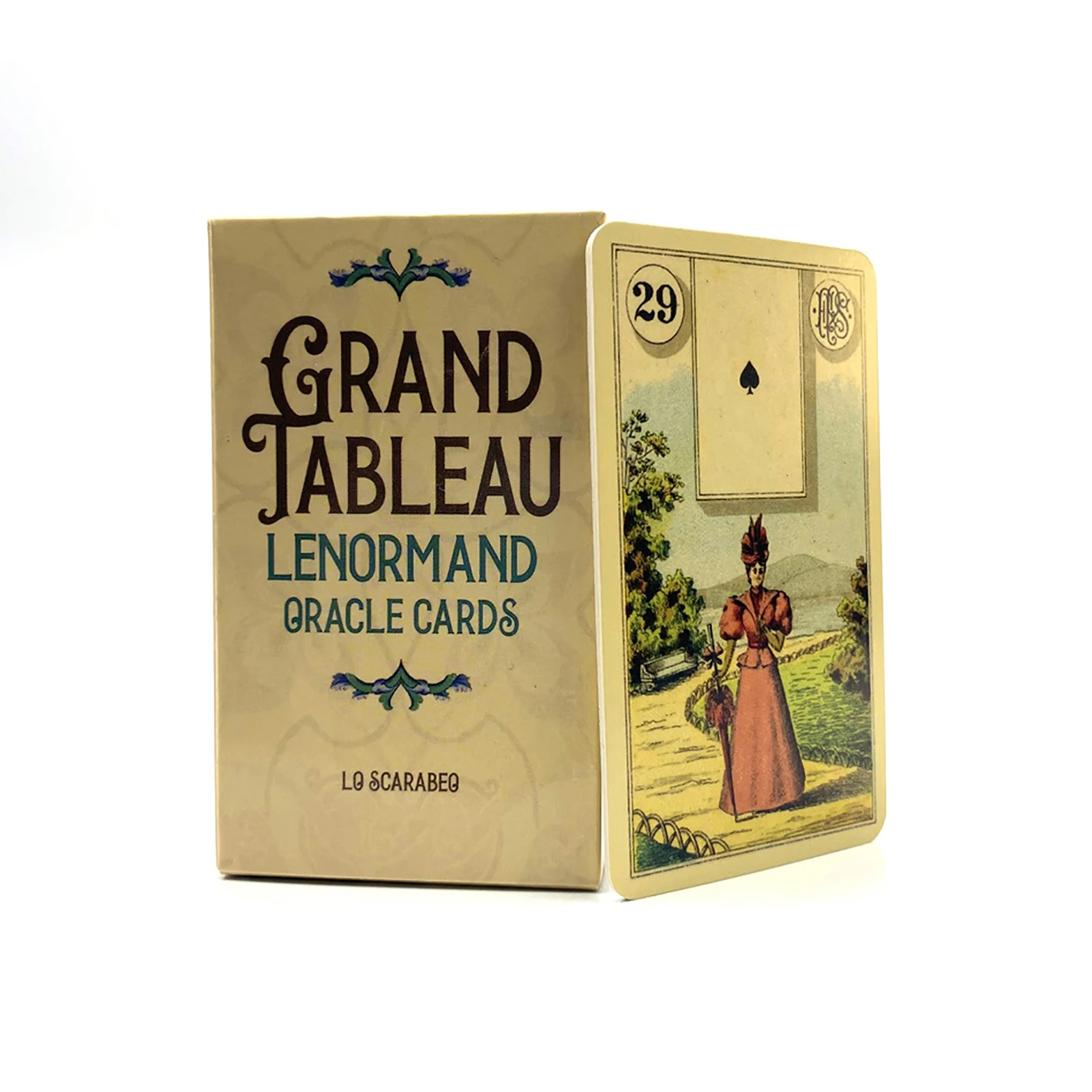 Grand Tableau Lenormand Oracle Card Occult Tarot Card With Paper Instruction Manual English Version Divination Fate Board Games 4