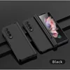 Phone Case For Samsung Galaxy Z Fold 6 5 4 3 5G With Pen Slot Holder For S Pen Hinge Plastic Cover With Front Screen Glass 4