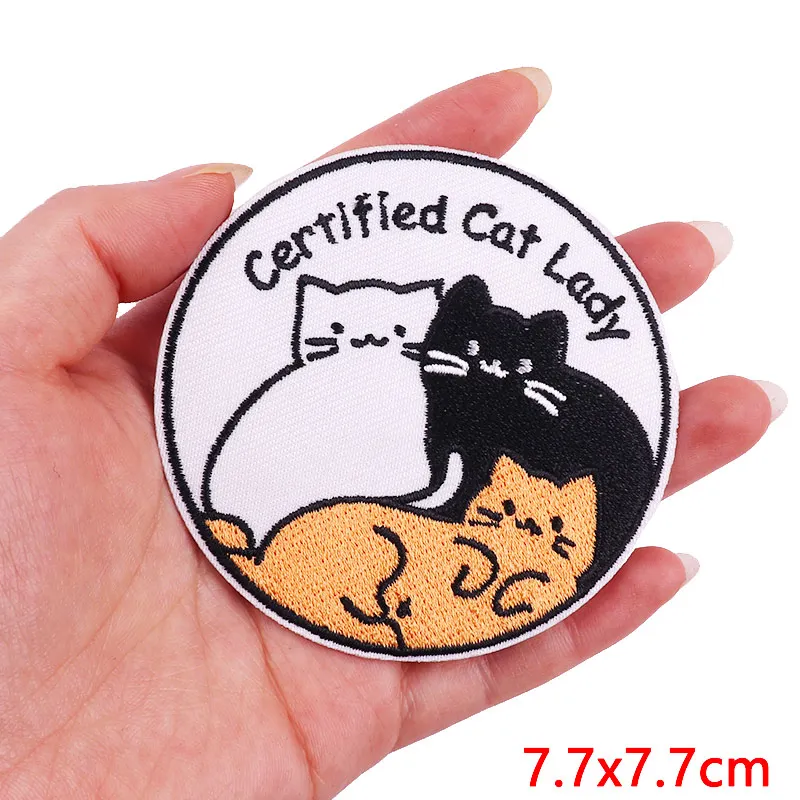 Tier Frosch Ente Katze bestickte Patches für Kleidung thermoadhäsive Patches DIY Eisen auf Patches auf Kleidung Aufkleber Jacke Abzeichen – Detail 17