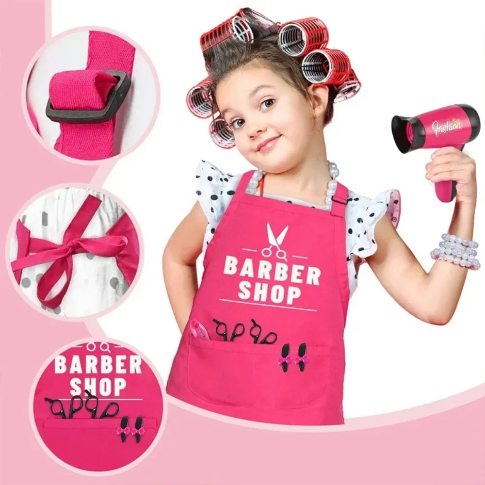 17pcs Girls Beauty Salon Set make up kit for kid pretend play toy cosplay for party game maquillage juguetes girls birthday gift