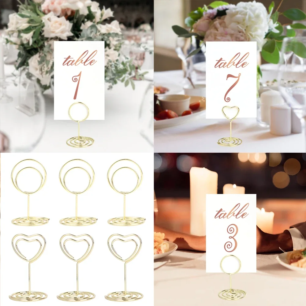 Metal Place Card Holders 12/1Pcs for place card holders