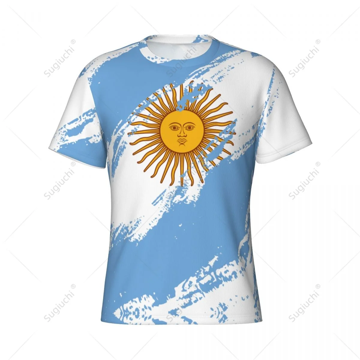 Nome Personalizzato Nunber Argentina Flag Color Men T-Shirt Sportiva Attillata Donna Tees Jersey Per Gli Appassionati Di Calcio Di Calcio