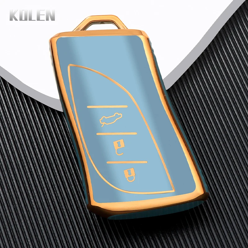 Funda De TPU Para Llave De Lexus ES UX IS NX - Protección Completa, Ajuste Perfecto, Color Negro