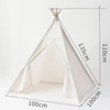 Foldable Indian Tent for Children Play House Kids Cotton Canvas Camping tent Child Gift Little Beach Party Decoration палатка 1