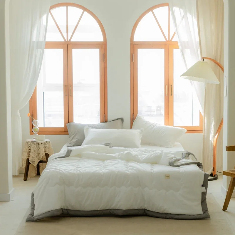 لحاف صيفي مبطن من القطن والبوليستر الياباني صديق ل...