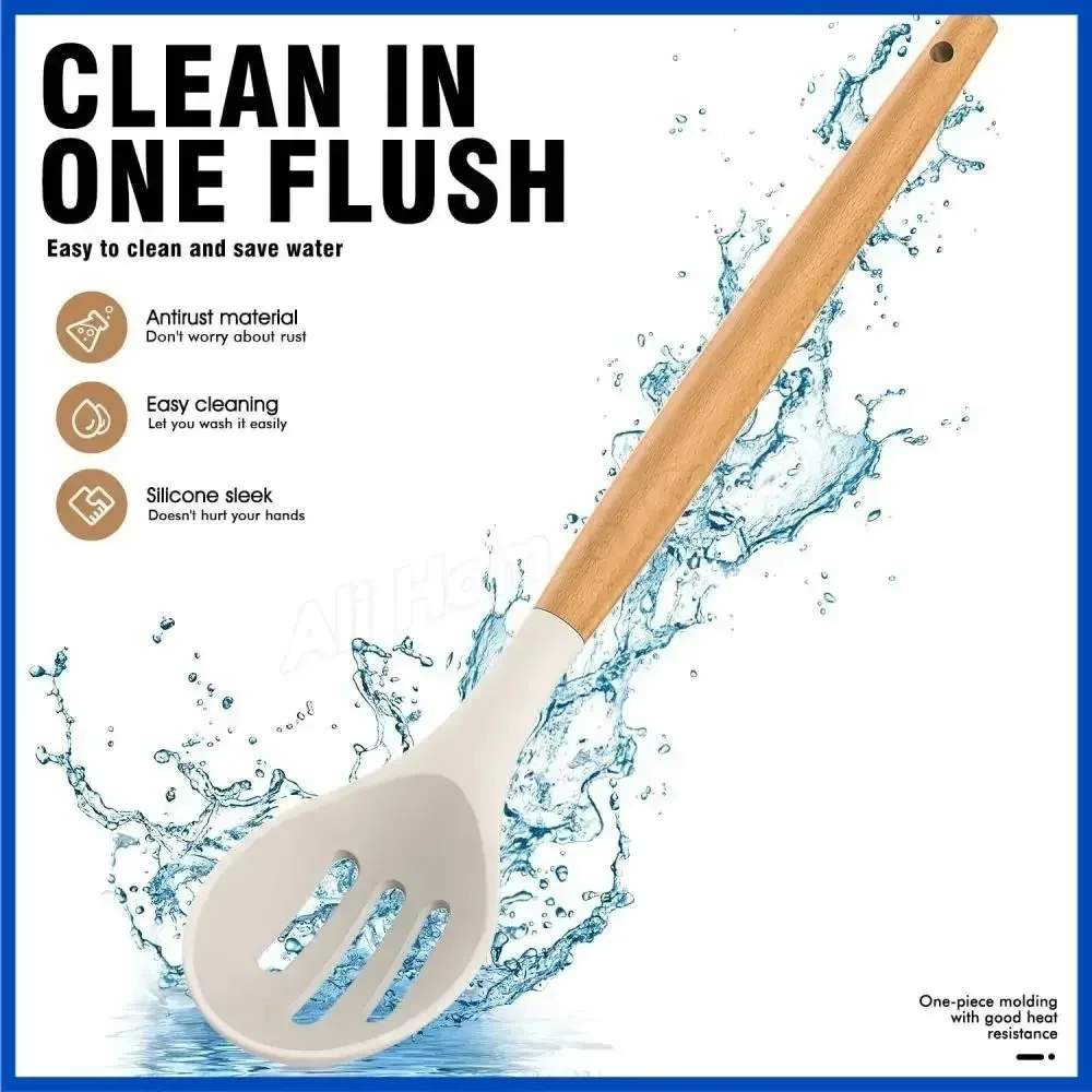 Silicone utensil set — 12-piece heat-resistant kitchen kit 5