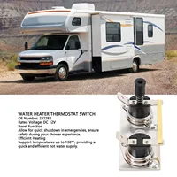 Thermostat de chauffe-eau RV avec interrupteur de limite 232282 DC 12V, sécurité renforcée en métal, fonction de réinitialisation pour chauffe-eau série SW 3