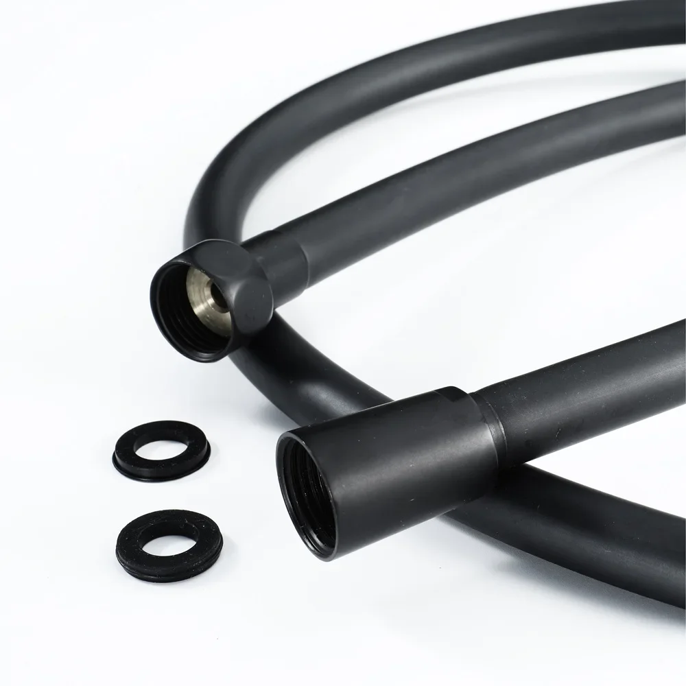 Shower Hose 1500MM Silver PVC High Pressure Smooth Flexible 360&deg; rotation For Bath Handheld Head