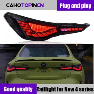 Автомобильный Стайлинг для BMW 4 серии M4 G22 G23 G82, светодиодная подсветка, задний фонарь, 425i 430 GTS O светодиодный задсветильник