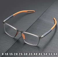 Unisex Women Men's Minus Glasses Fashion TR90 Computer Eye Protection Myopia Eyeglasses Anti Blue Light Short Sight Eyewear 1