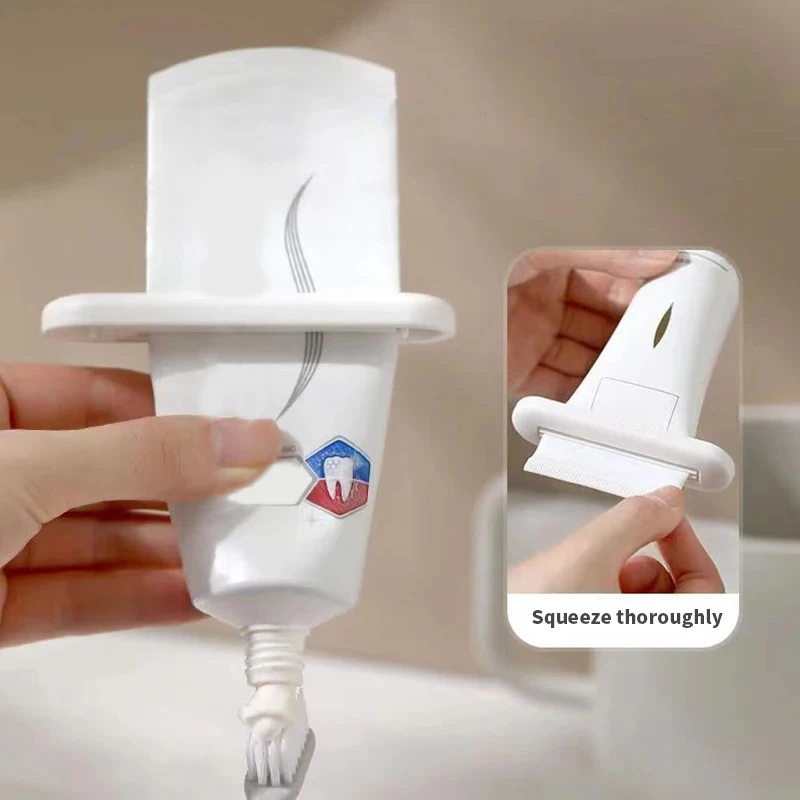 Toothpaste Squeezer, Toothpaste Clip, Facial Cleanser Hand Cream Squeezer, Household Manual Toothpaste Rolling Squeezer 2