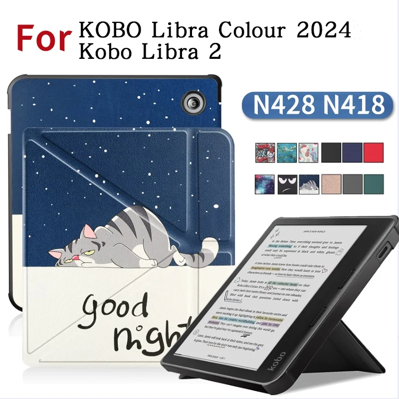 Premium Multi-folding Stand eReader Cover with Auto Wake/Sleep Feature