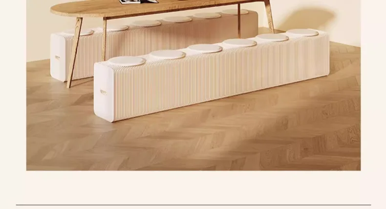 18-paper Shoe-changing Stool, Telescopic and Foldable, Bench Bedside Stool, Stackable Creative Multi-functional Stool