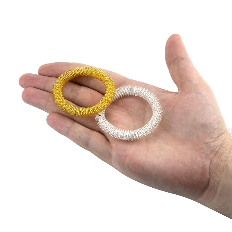 Anxiety Bracelets Acupressure Ring 2PCS Occupational Therapy Autism Relaxing Toys Juguetes Sensoriales Para Autistas
