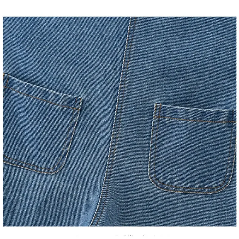 Girls Denim Overalls Children Cowboy Suspender Pants Kids Jumpsuit Girl Jeans Trousers Spring Autumn 4to12