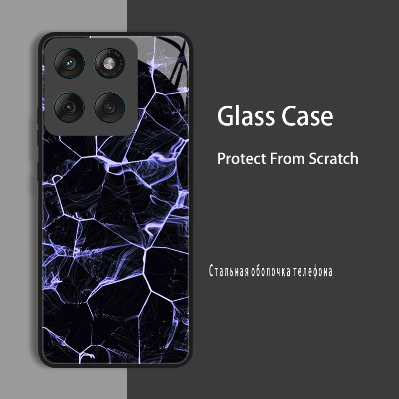 Sleek Tempered Glass & Hard Bumper Protective Case