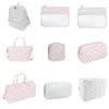 Bow Printed Series Waterproof Nylon Makeup Cosmetic Bag School Backpack Women Travel duffle Bag Large Capacity Fashion Tote Bag 1