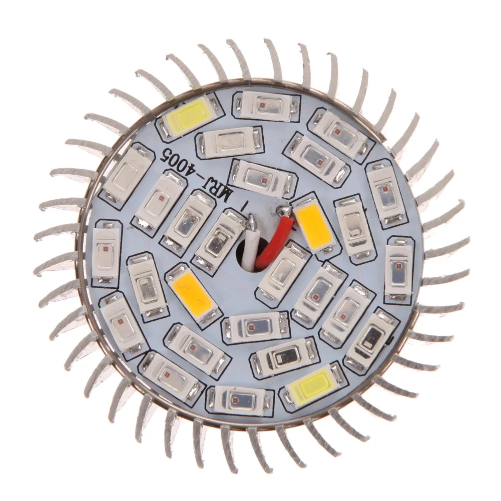 Full Spectrum 28W E14 LED Grow Light AC85-265V Aluminum LED Growing Lamp Plant Light for Greenhouse Growbox Grow Tent