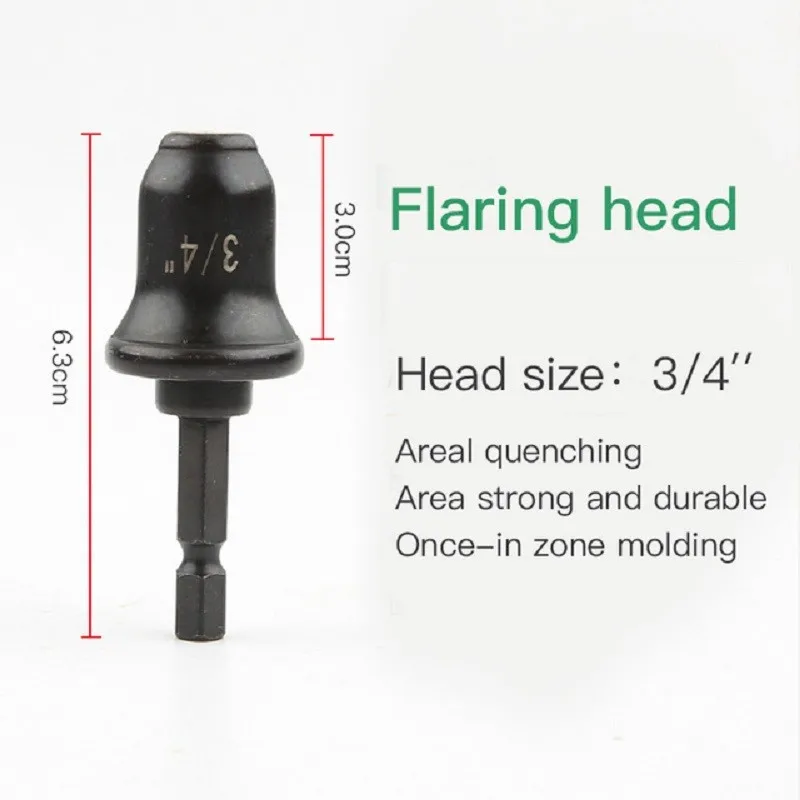 

Imperial Tube Pipe Expander Support For Air Conditioner Conditioning Swaging Tool Flaring Spin Set 3/4 5/8 1/2 3/8 1/4 Inch