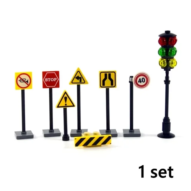Enhanced Train Accessories and Building Block Set with Wheel Track Parts and Power Functions