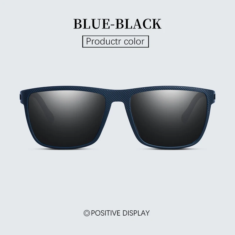 Ravenisa Mode Hohe Qualität Marke Neue Polarisierte UV400 Sonnenbrille Männer Frauen Quadratische Matte Rahmen Gläser – Detail 3