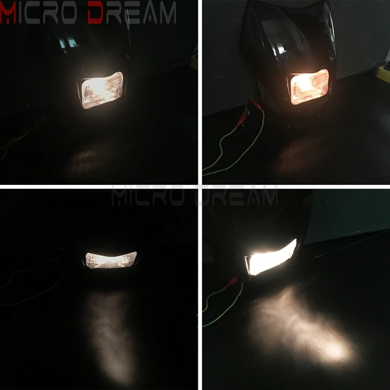 Plastics Headlight Headlamp For Honda CRF230F CRF230 CRF150F CRF 150F 230F Enduro Supermoto Motocross Front Head Light Universal
