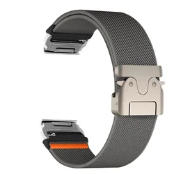 Quickfit Nylon Strap for Smartwatches - Premium Sports Band Accessories (Dark Gray - S)
