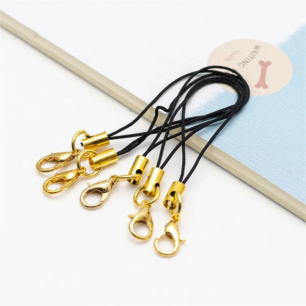 Lanyard Strap Cords with Lobster Clasp for DIY Jewelry and Keychain Accessories - Set of 50/100 Pieces