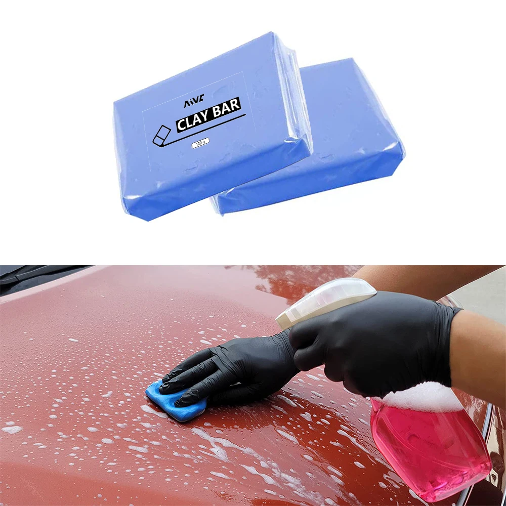 Car Clay Bar Car Wash Mud Vehicle Washing Cleaning Tools Blue Cleaner