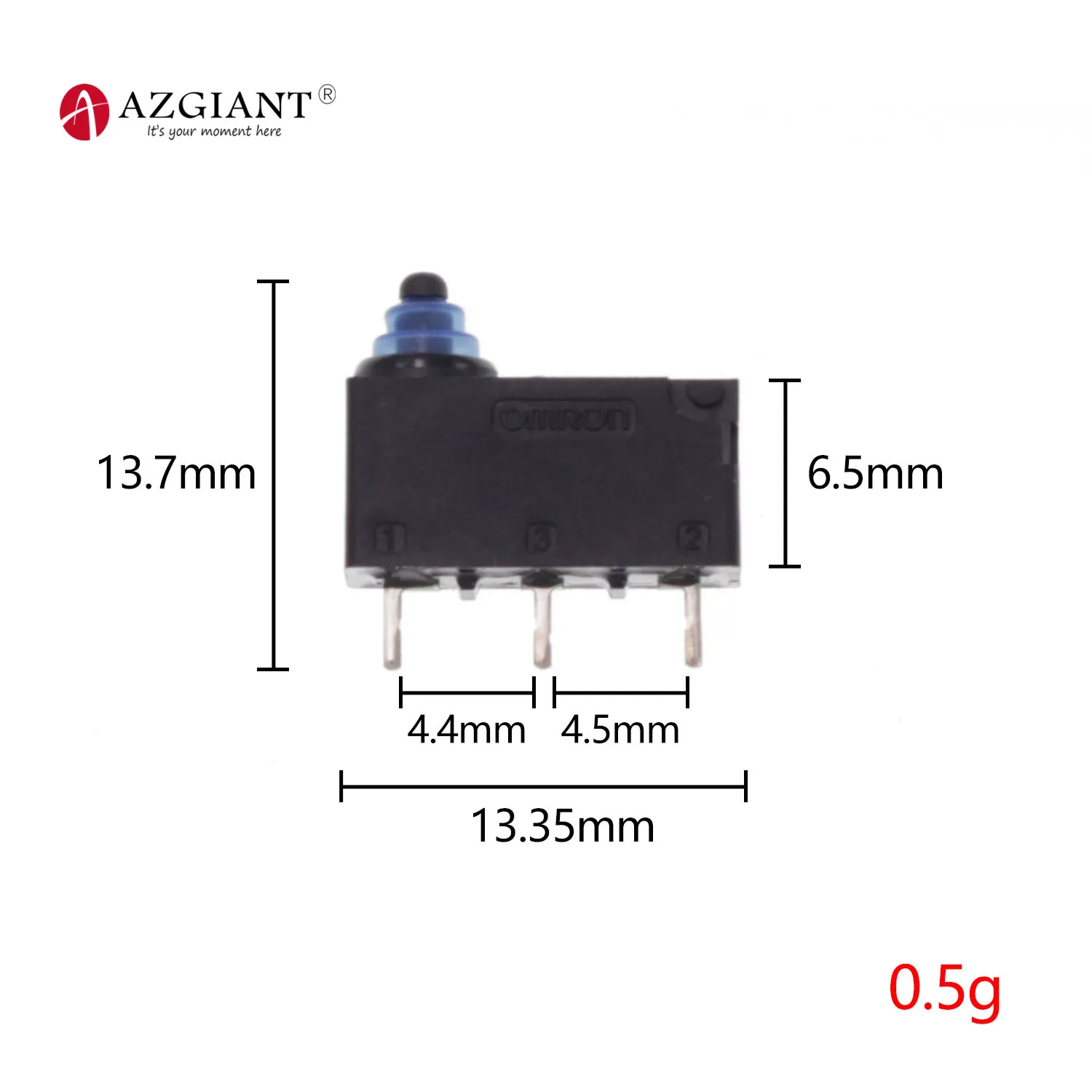 2pcs Original D2hw Car Door Lock Micro Switch 3 Feet Waterproof Touch