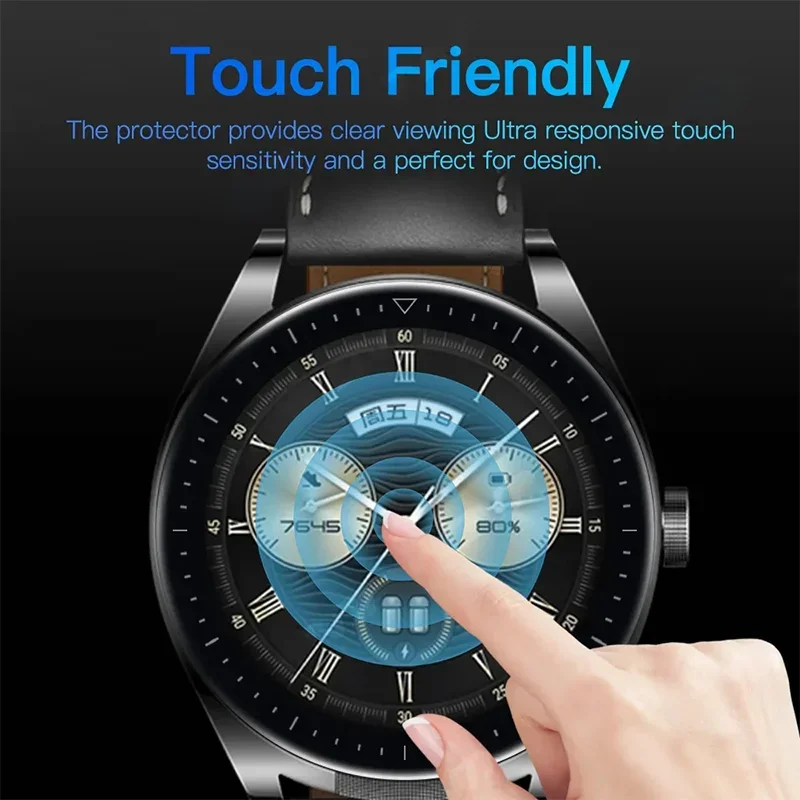 3D Curved Screen Protector Film for Smart Watch Buds - Soft Protective Cover, 1-3 Pack