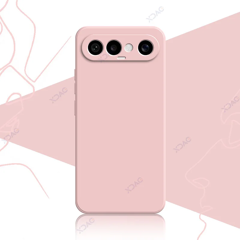 Luxury Dual Liner Protective Shockproof Phone Case - Square Liquid Silicone Cover