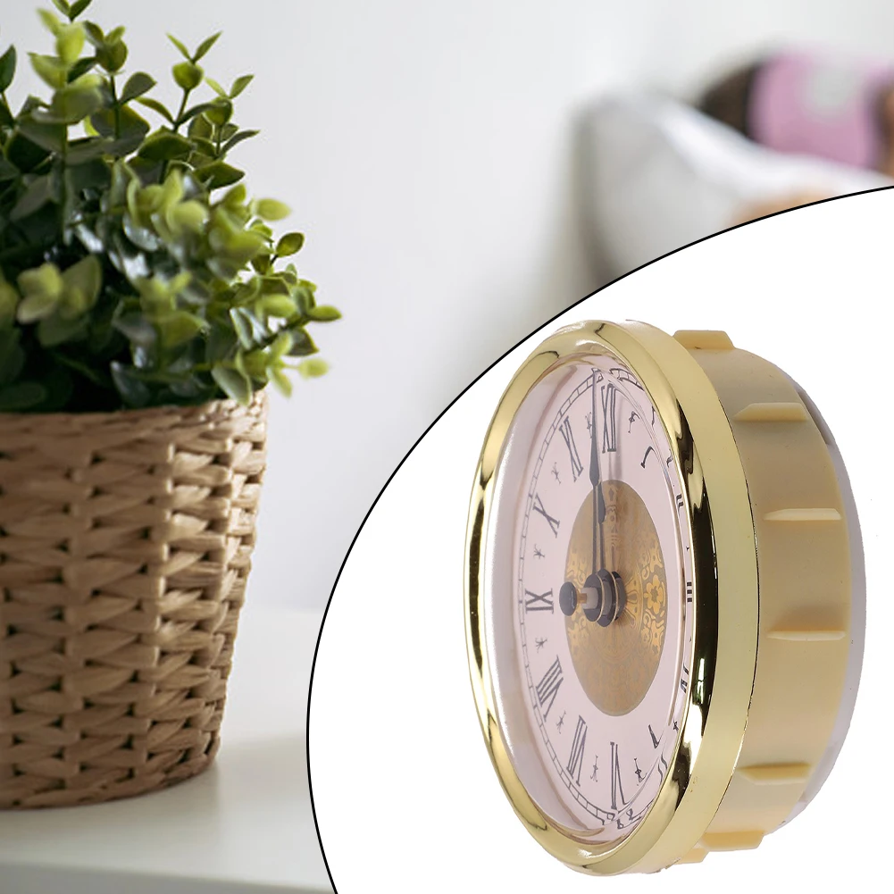 Clock Movement Mechanism 80MM Quartz Clock Movement Mechanism Replacement Inserts Roman Arabic Numerals DIY Parts Classic Clock Crafts Home Decor