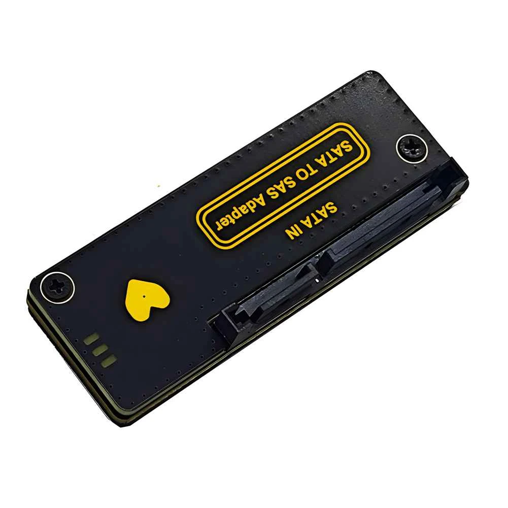 SATA to SAS HDD 어댑터 카드 6Gbps SATA 3.0 22핀 to SAS 29핀 확장 카드 (SAS 2.5/3.5인치 하드 디스크 SSD용)