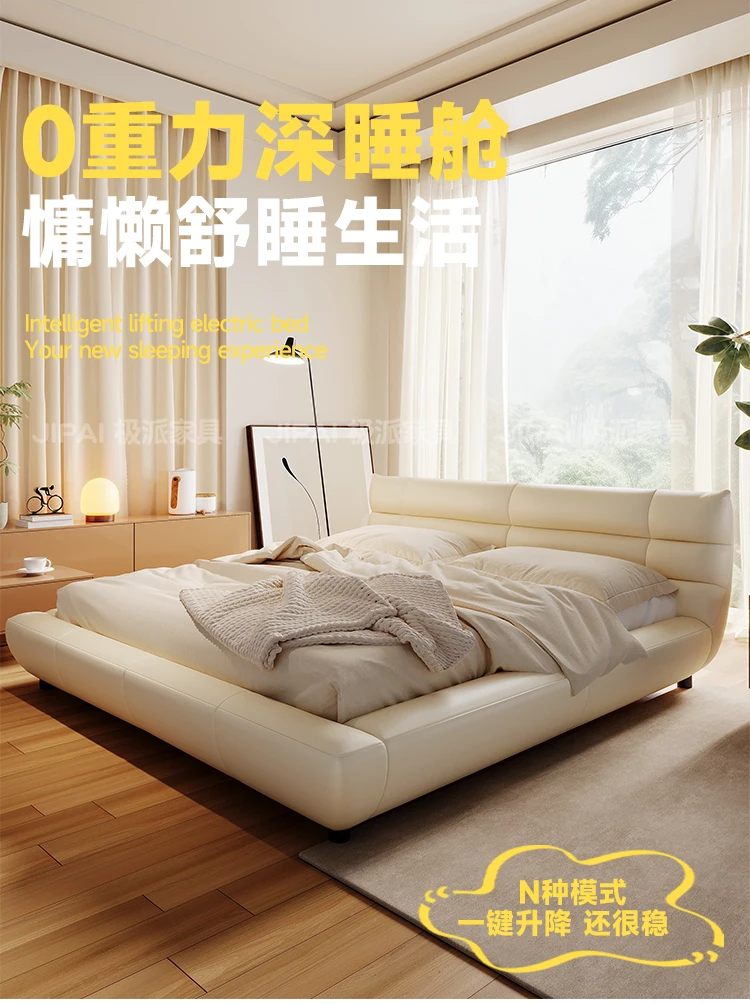 Modern Full Size Bed Frame White Headboard Storage Twin Bed Bases Frames Bedroom Platform Cama De Casal House Furniture